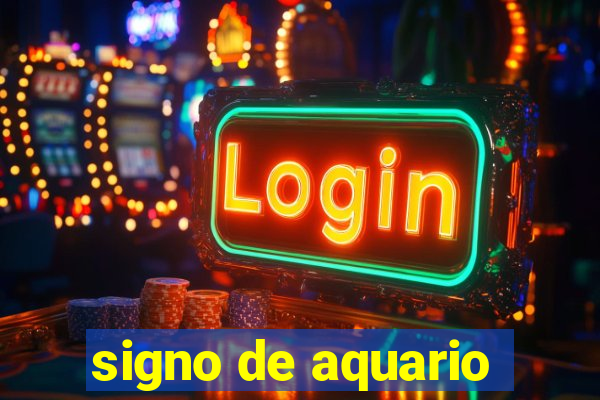 signo de aquario